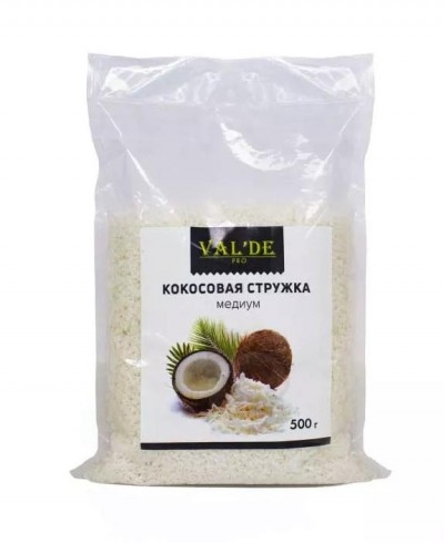 Кокосовая стружка медиум Valde (Индонезия), 500 г