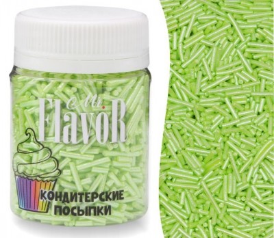 Посыпка Mr.FlavoR "Вермишель перламутровая зеленая", 50 гр